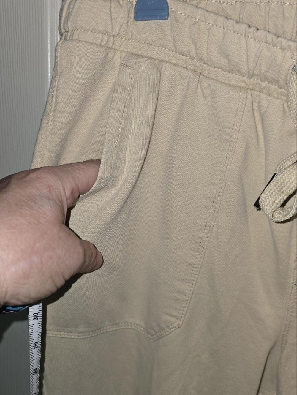 Weatherproof Cream Drawstring Joggers‎ - Picture 3 of 6